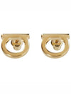 Gancini Earrings Gold - SALVATORE FERRAGAMO - BALAAN 2