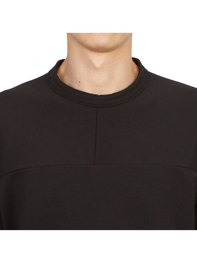 Metropolis Series Brushed Sweatshirt Black - CP COMPANY - BALAAN 7