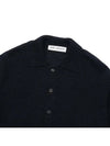 Men's Evening Polo Alpaca Cardigan Black - OUR LEGACY - BALAAN 4