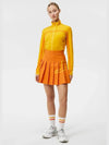 Women's Naomi Pleated Skirt Orange - J.LINDEBERG - BALAAN 5