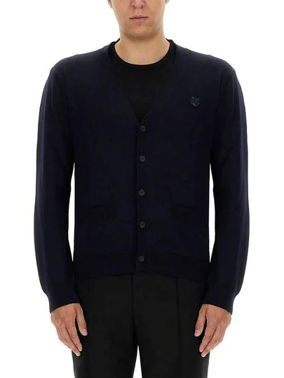 Bold Fox Head Patch Regular Cardigan Navy - MAISON KITSUNE - BALAAN 2