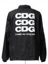 CDG Back logo Coach Jacket Black - COMME DES GARCONS - BALAAN 2