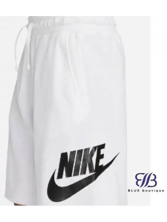 Club Alumni Graphic French Terry Shorts White - NIKE - BALAAN 2