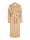 Tan Madame Wool Coat Camel 241118F059000 - MAX MARA - BALAAN 2