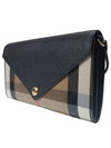 Hannah Envelope Cross Bag Black Beige - BURBERRY - BALAAN 3