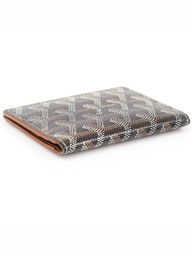 APMMARC 03 Black Tan Goyadin Canvas Saint Marc Card Wallet - GOYARD - BALAAN 5