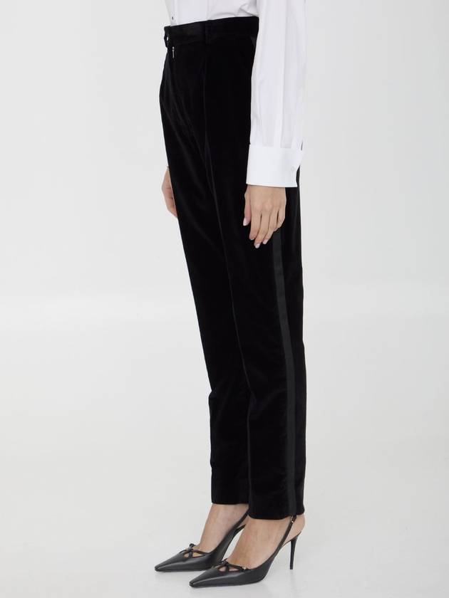 Velvet tuxedo pants - DOLCE&GABBANA - BALAAN 2