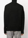 Heart Logo Knit Turtleneck Black - AMI - BALAAN 3