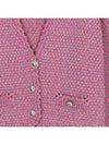 Cardigan Tweed Pink Luxury MFPCA00365 - MAJE - BALAAN 3