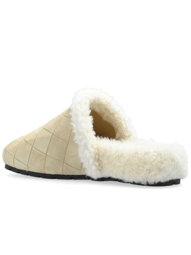 Bottega Veneta Slides Reggie, Women's, Cream - BOTTEGA VENETA - BALAAN 5