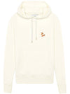 Chillax Fox Patch Classic Hoodie Ecru - MAISON KITSUNE - BALAAN 2