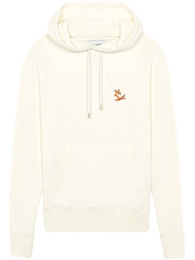 Chillax Fox Patch Classic Hoodie Ecru - MAISON KITSUNE - BALAAN 2