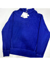 M ACW Garment Dying Logo Hooded Sweatshirt Cobalt Blue - A-COLD-WALL - BALAAN 5