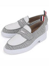 Classic Tweed Penny Loafer Grey - THOM BROWNE - BALAAN 2