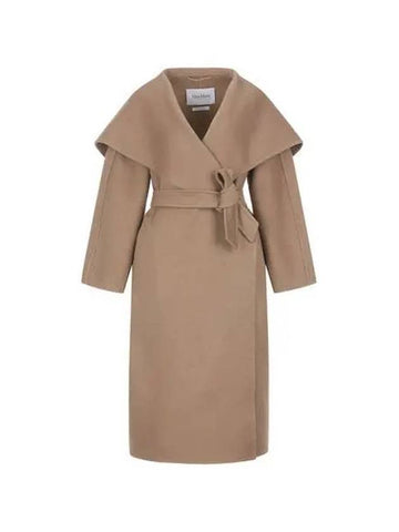 coat women cashmere long brown - MAX MARA - BALAAN 1