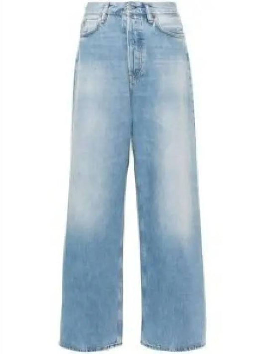 High Rise Wide Jeans Blue - ACNE STUDIOS - BALAAN 2