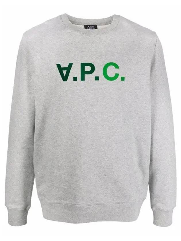 VPC Logo Cotton Sweatshirt Grey - A.P.C. - BALAAN 2