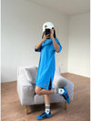 HM1750 Tea Dress Blue WOMENS - ADIDAS - BALAAN 4