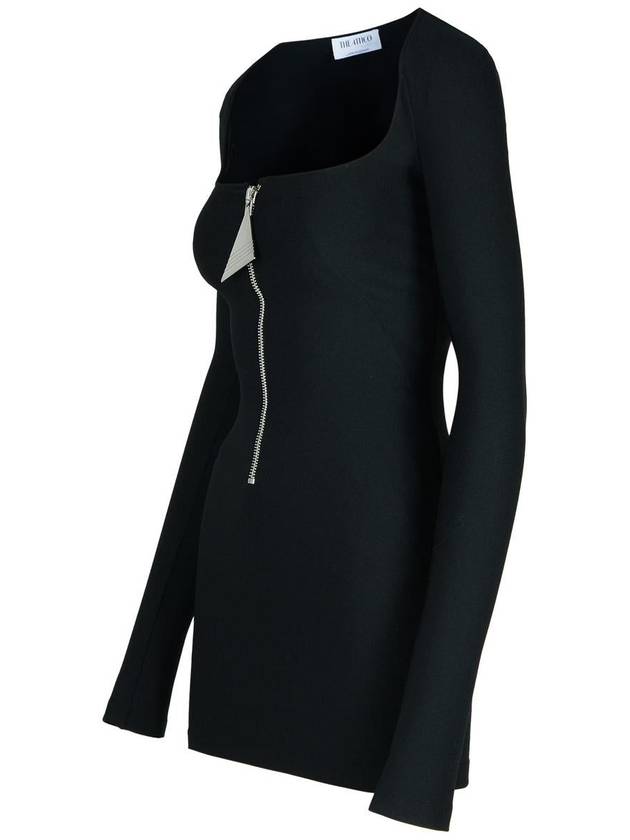 The Attico Black Polyester Blend Dress - THE ATTICO - BALAAN 2