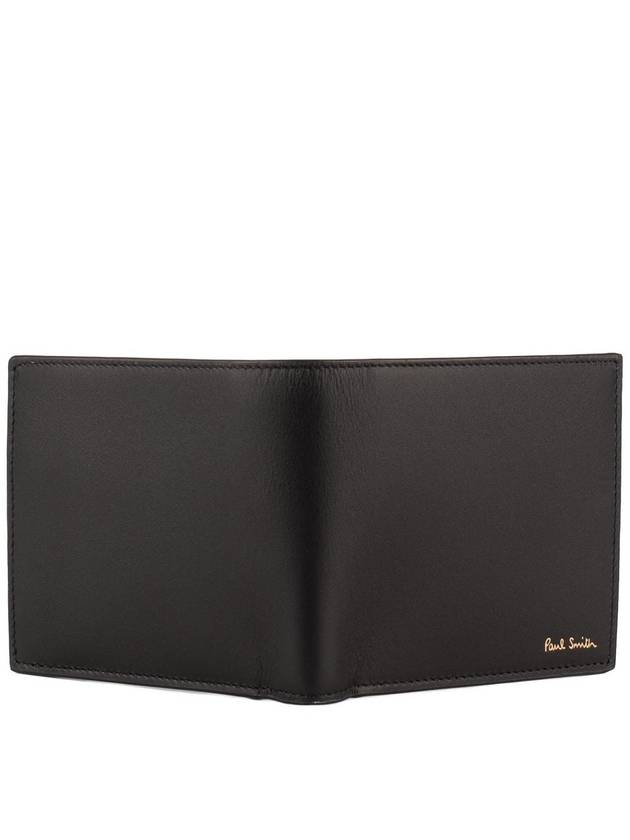 Paul Smith Black Leather Wallet With Signature Stripe Pattern - PAUL SMITH - BALAAN 3