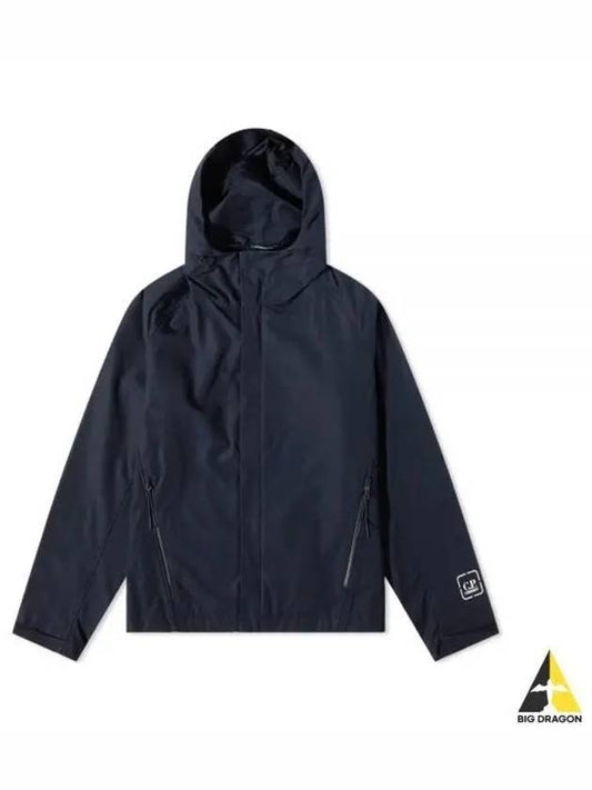 Metropolis Hooded Jacket Navy - CP COMPANY - BALAAN 2