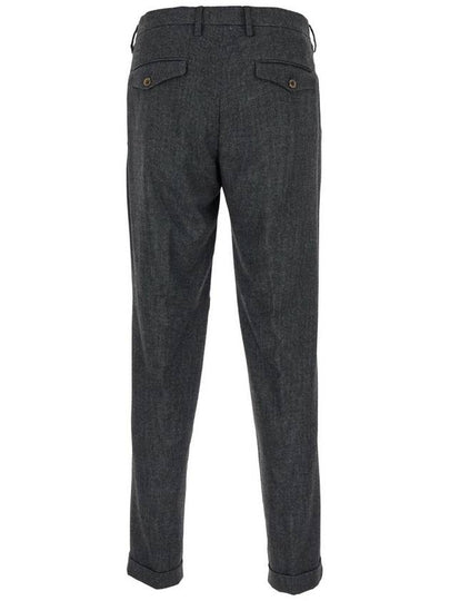 Grey High Waist Pants In Stretch Fabric Man - MYTHS - BALAAN 2