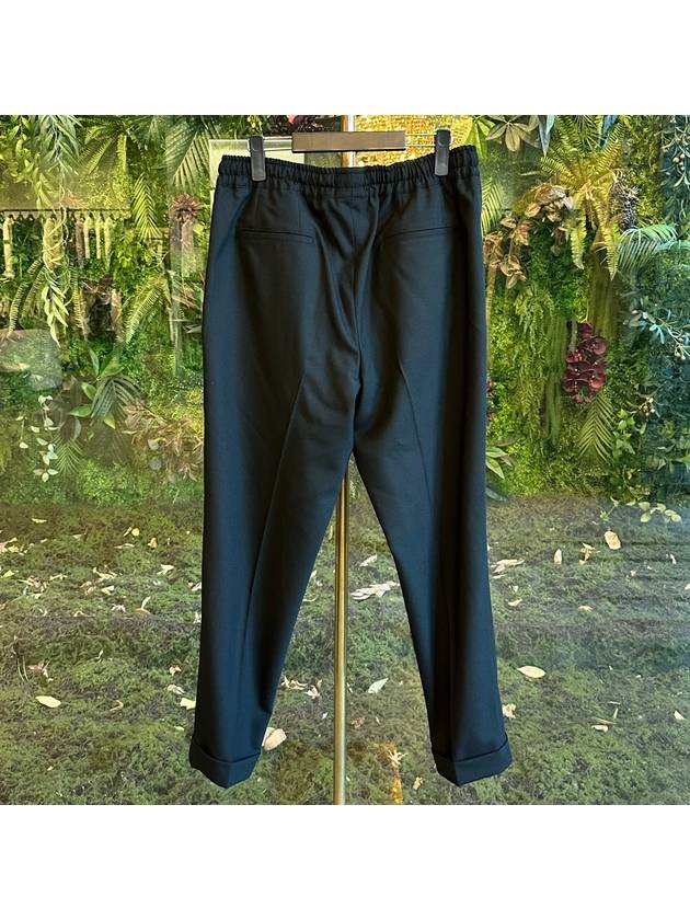 Side Pocket Banding Straight Pants Black - KITON - BALAAN 5