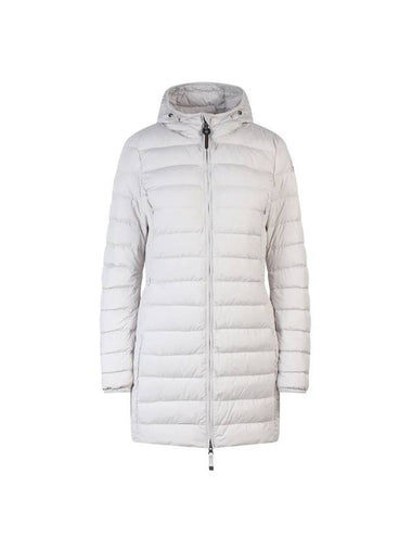 Women's Irene Light Down Long Padded Jacket Birch - PARAJUMPERS - BALAAN 1