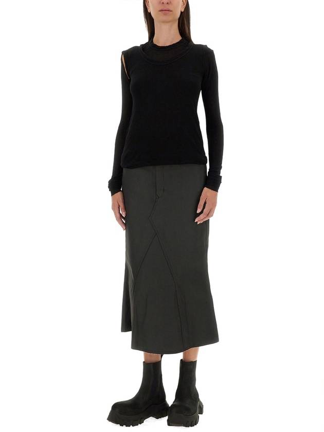 DENIM SKIRT - RICK OWENS - BALAAN 2