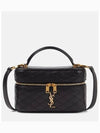 Gabi Mini Vanity Lambskin Tote Bag Black - SAINT LAURENT - BALAAN 2