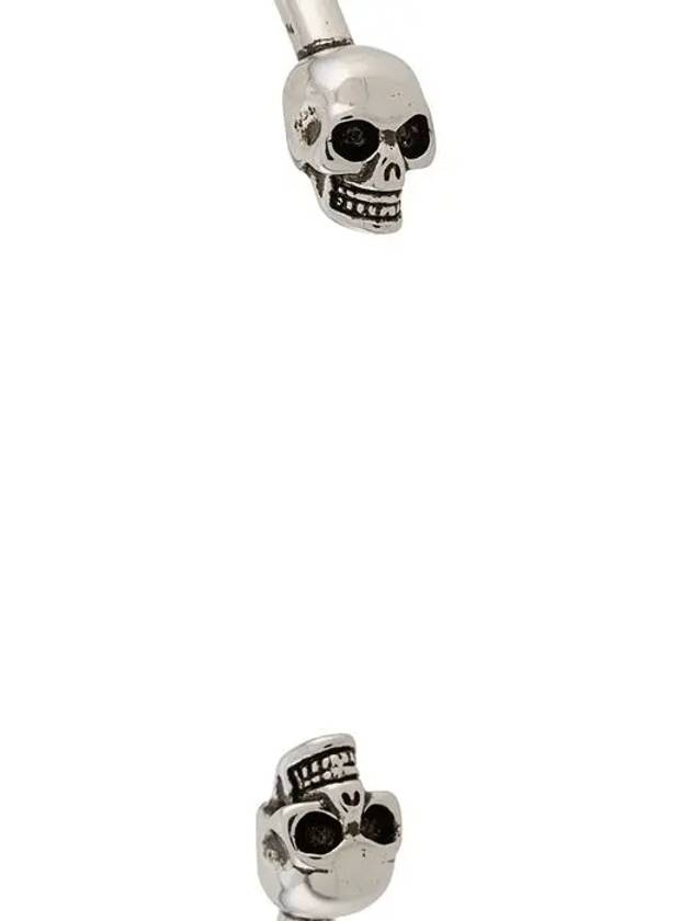 Women's Twin Skull Bracelet Silver - ALEXANDER MCQUEEN - BALAAN 4