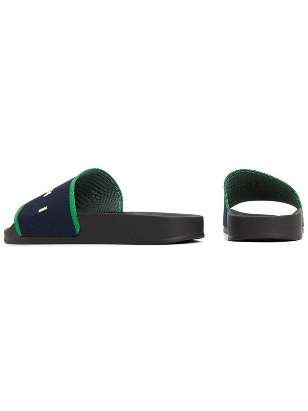 Stretch Logo Jacquard Slippers Green - MARNI - BALAAN 7