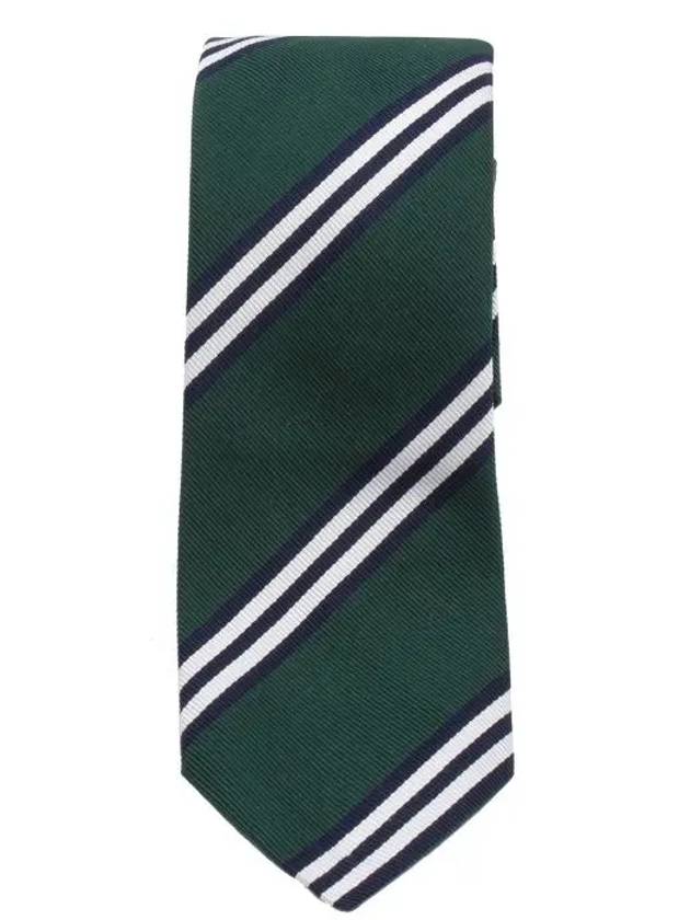 Diagonal Striped Tie Green - THOM BROWNE - BALAAN 3