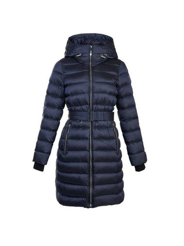 Women's Limehouse Down Long Padding Navy - BURBERRY - BALAAN 1