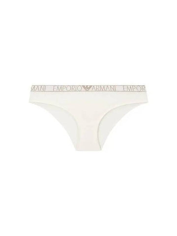 UNDERWEAR Women's Metal Logo Band Briefs Cream 270837 - EMPORIO ARMANI - BALAAN 1