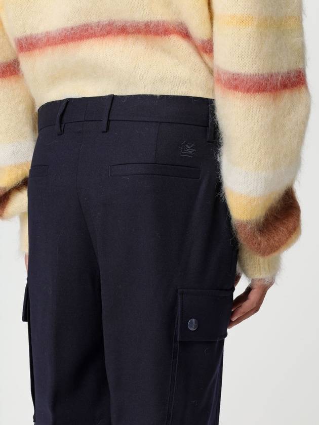 Etro cargo pants in stretch wool - ETRO - BALAAN 4