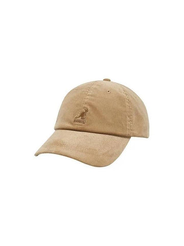 K5206HT BEIGE corduroy ball cap - KANGOL - BALAAN 1