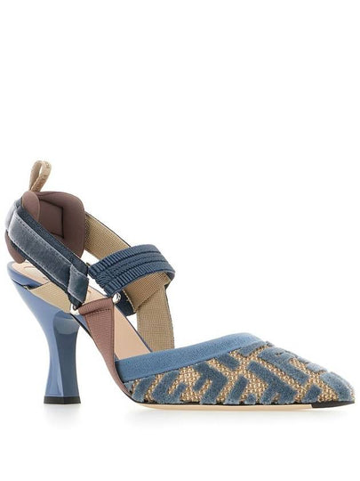 Fendi With Heel Clear Blue - FENDI - BALAAN 2