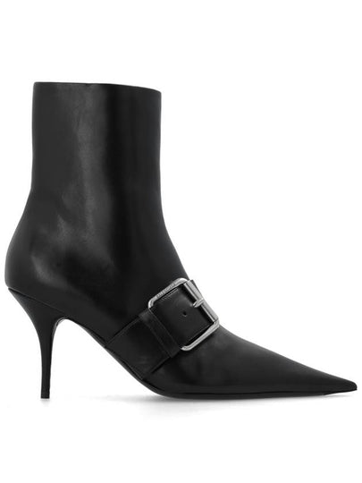 Knife Buckle Middle Boots Black - BALENCIAGA - BALAAN 2