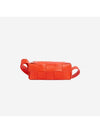 Brick Cassette Intrecciato Small Cross Bag Orange - BOTTEGA VENETA - BALAAN 1