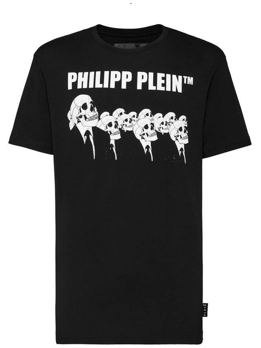 PAAC Multi Skull Logo Short Sleeve T shirt XL Domestic around 100 - PHILIPP PLEIN - BALAAN 1