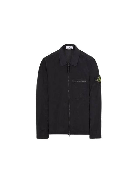 Nylon Metal Econyl Regenerated Zip-Up Jacket Black - STONE ISLAND - BALAAN 2