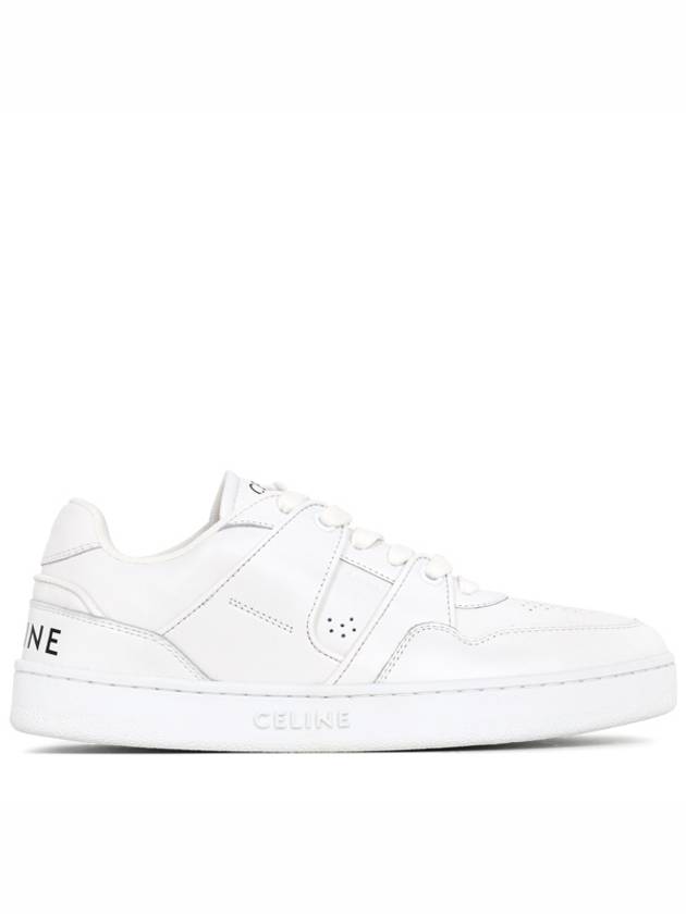 CT 04 Logo Calfskin Low Top Sneakers Optic White - CELINE - BALAAN 2