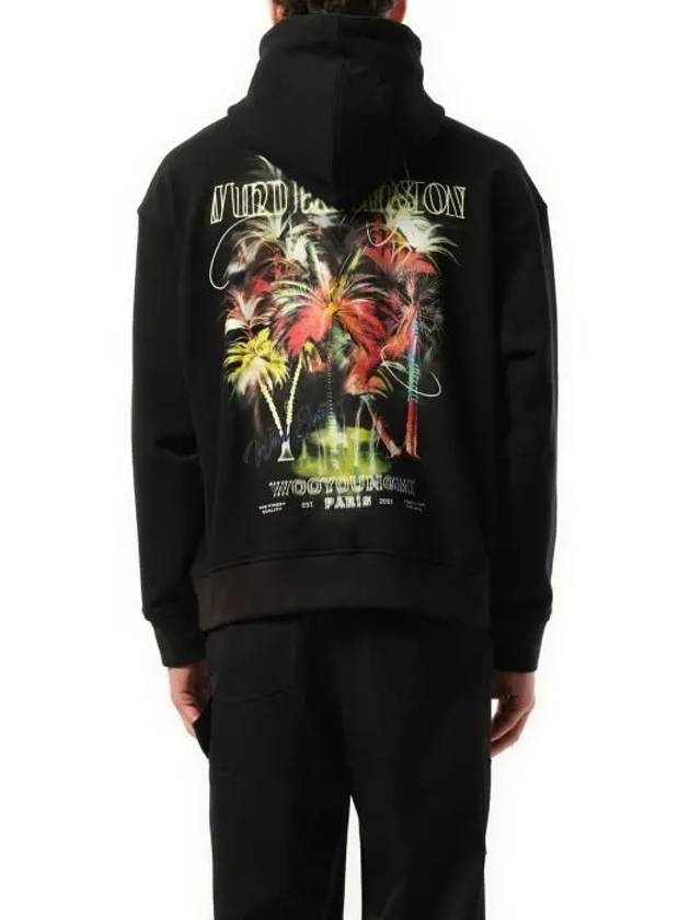 Palm Tree Hoodie Black - WOOYOUNGMI - BALAAN 3