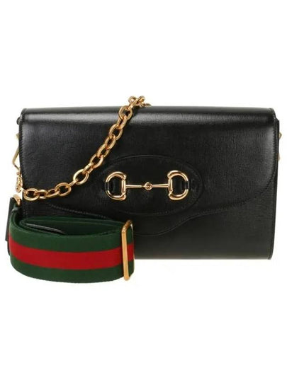 Horsebit 1955 Small Shoulder Bag Black - GUCCI - BALAAN 2