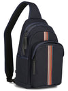 Striped Logo Sling Cross Bag Navy - PAUL SMITH - BALAAN 1