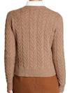 Cashmere Knit Top Camel - MAX MARA - BALAAN 4