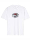 Bottle Cap Short Sleeve T-Shirt White - CARHARTT WIP - BALAAN 2