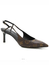 1A5NTL Monogram Sherry Slingback Pumps Heel Shoes Sandals - LOUIS VUITTON - BALAAN 4