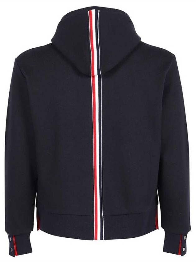 Men's Center Back Stripe Logo Patch Hoodie Navy - THOM BROWNE - BALAAN 3